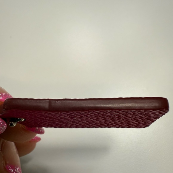 Coach Raspberry Bag Tag - Picture 8 of 8